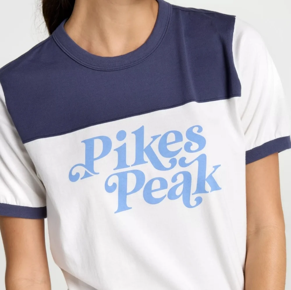 Pike's Peak Alpine Design Ringer Tee Shirt - Picture 5 of 10